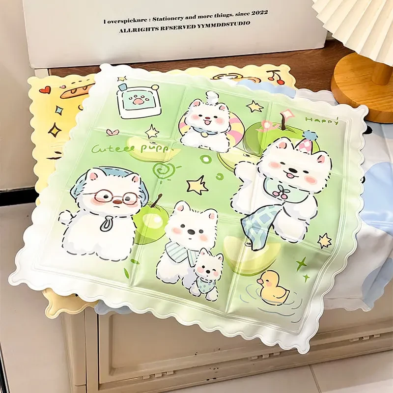 夏季卡通可爱办公室冰垫教室免注水坐垫宠物屁垫降温又透气冰凉垫