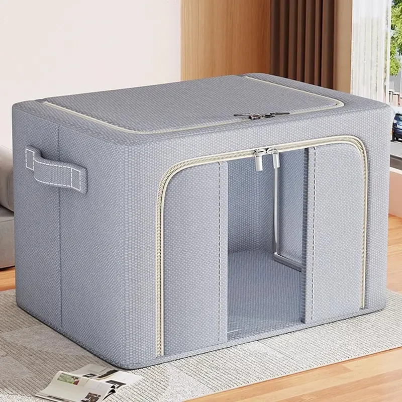 【110L大容量】衣服收纳箱家用衣柜衣物整理盒折叠布艺牛津布储物箱