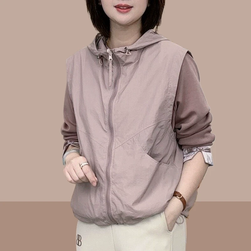 女士马甲女款春夏2025新款背心洋气时髦马夹爆款女式外穿薄款外搭