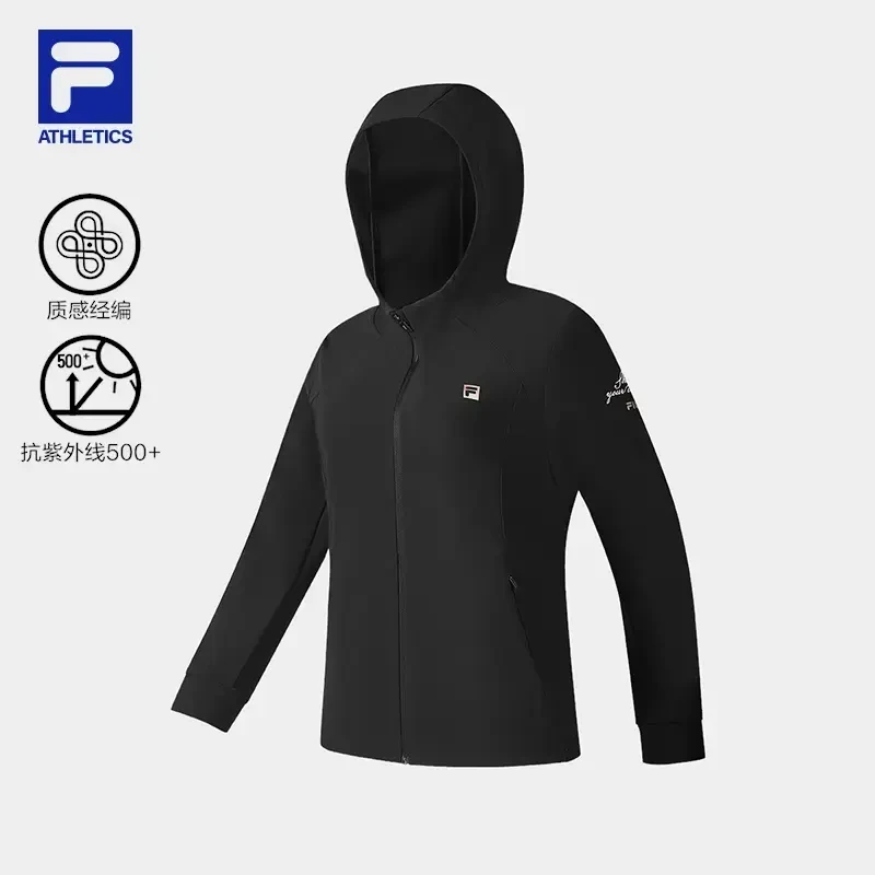 Fila/斐乐【户外修身弹力】夏季女士新款运动健身外套A11W521502F