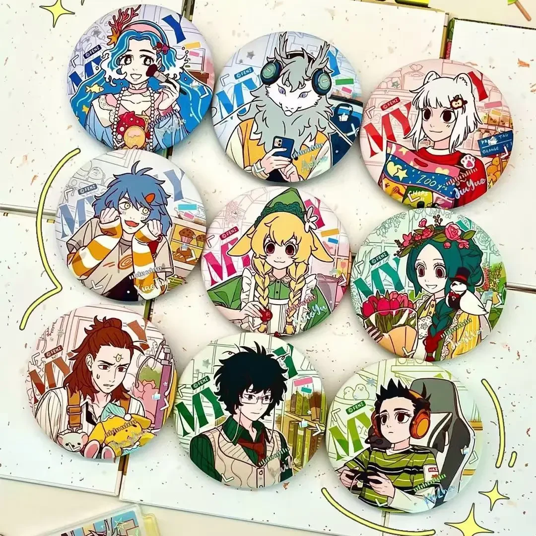 非人哉三福联名MyDay系列马口铁徽章