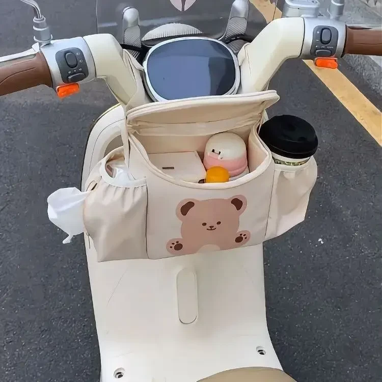 电动车挂物包前置多功能大容量分区置物收纳包包电动车收纳挂袋子