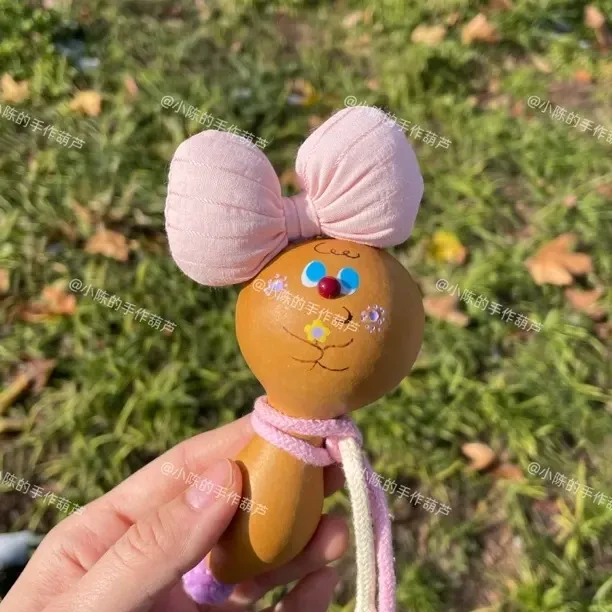 （福利老皮）创意天然手工葫芦沙锤玩具潮玩摆件治愈（孤品no退换）