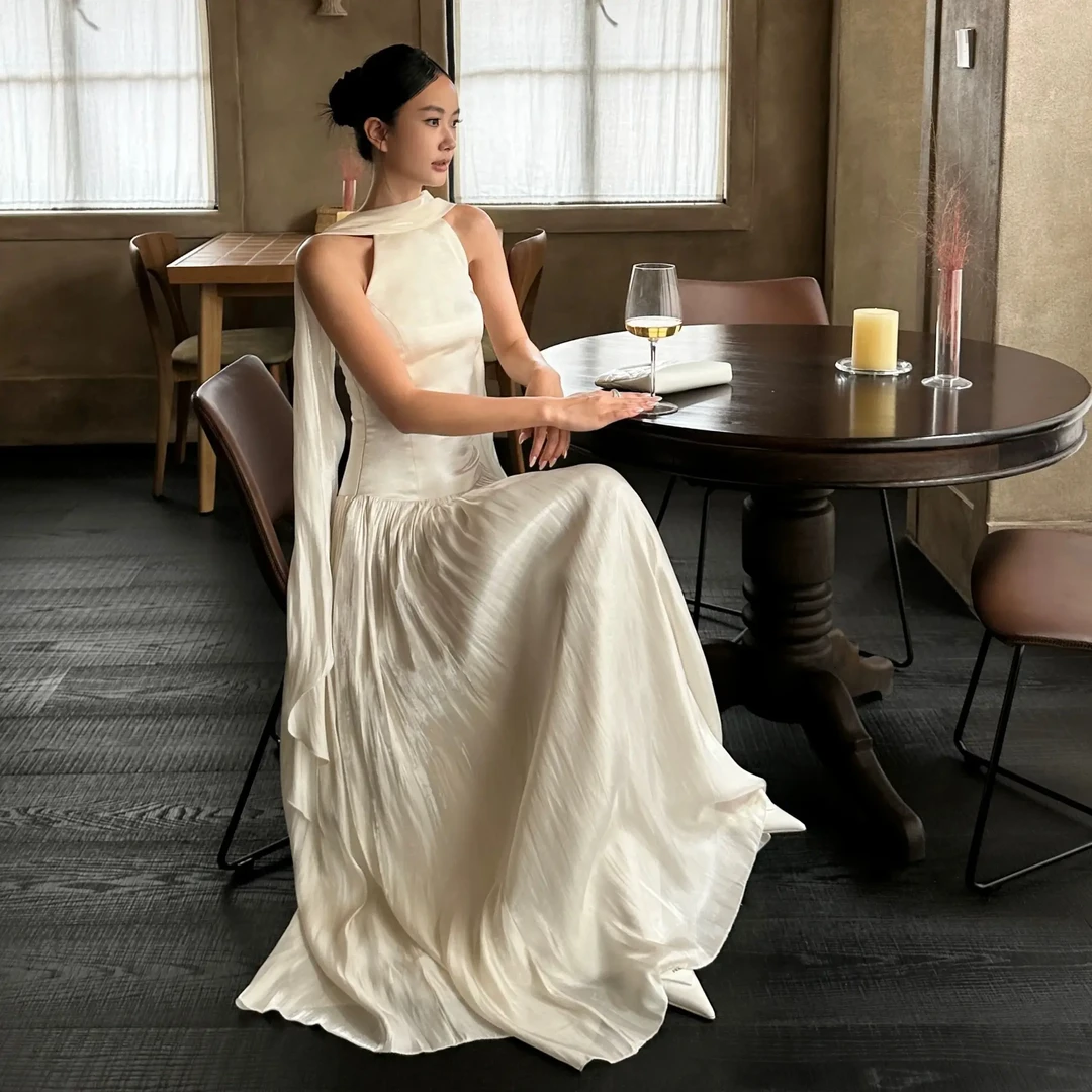 法式拼接气质长裙39-49