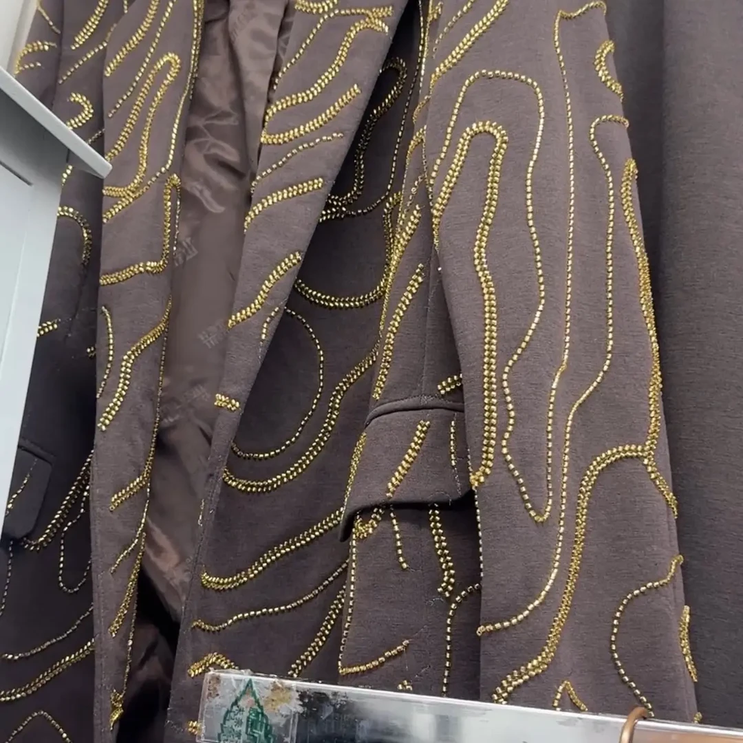 新款洋气气质时尚重工西装套装正装