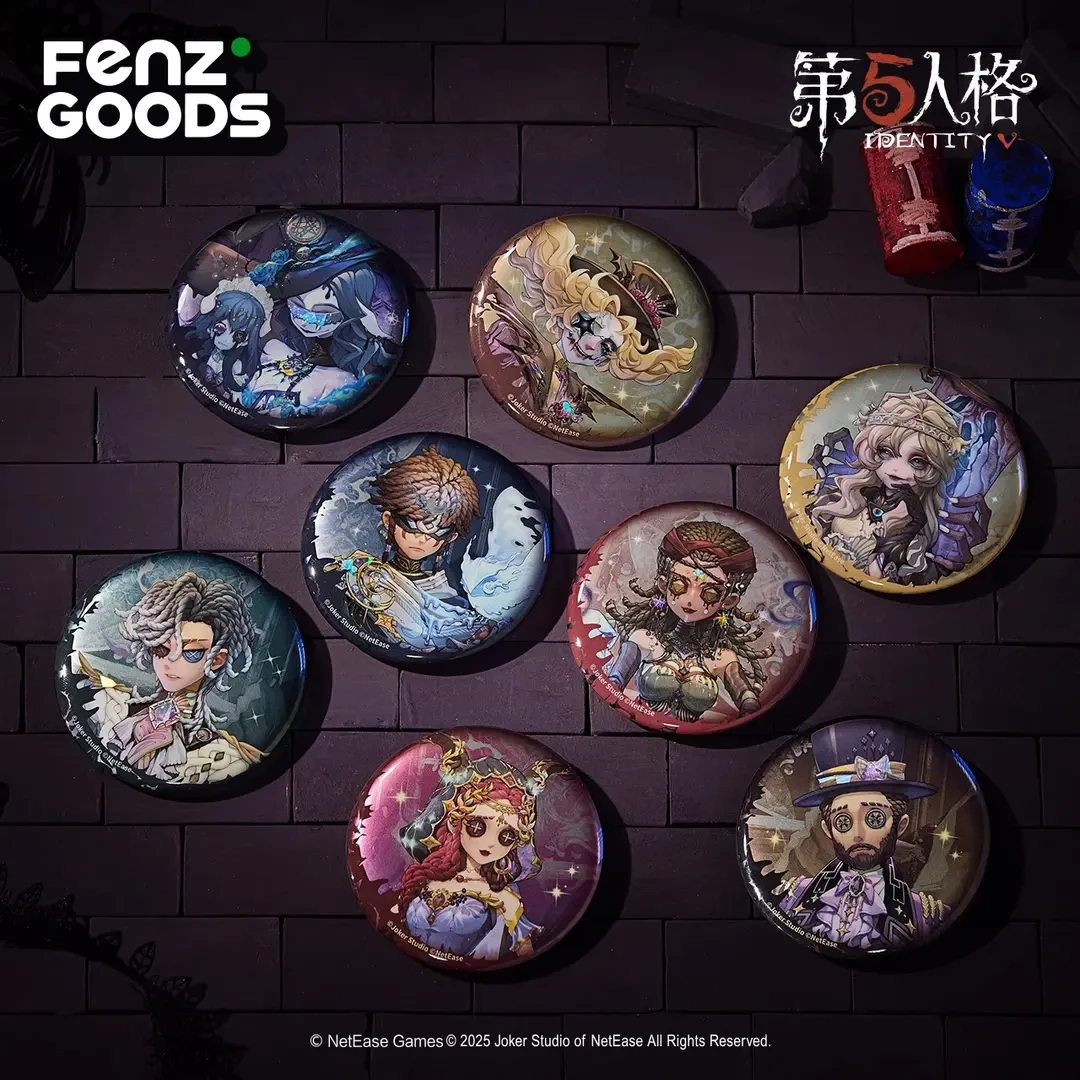【代拆】非人哉第五人格魔幻魅影系列徽章透卡盲盒圆形特别版吧唧