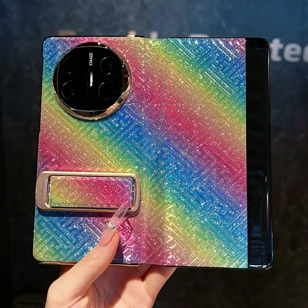 适用于华为matex6手机壳新款腕带支架闪粉x5典藏版xt防摔x3保护套