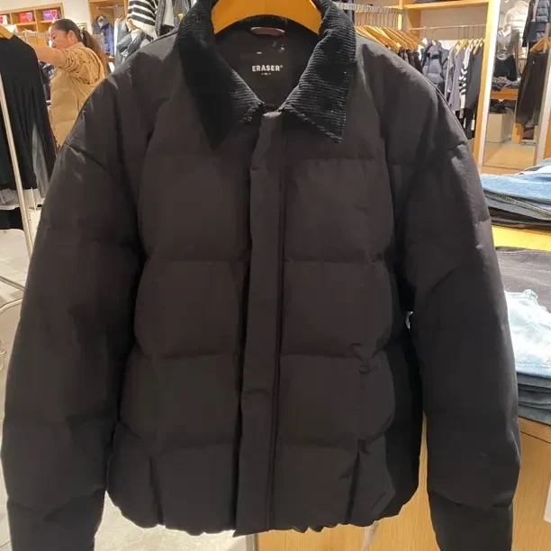 橡皮男装2254120006冬季翻领羽羽男款外套