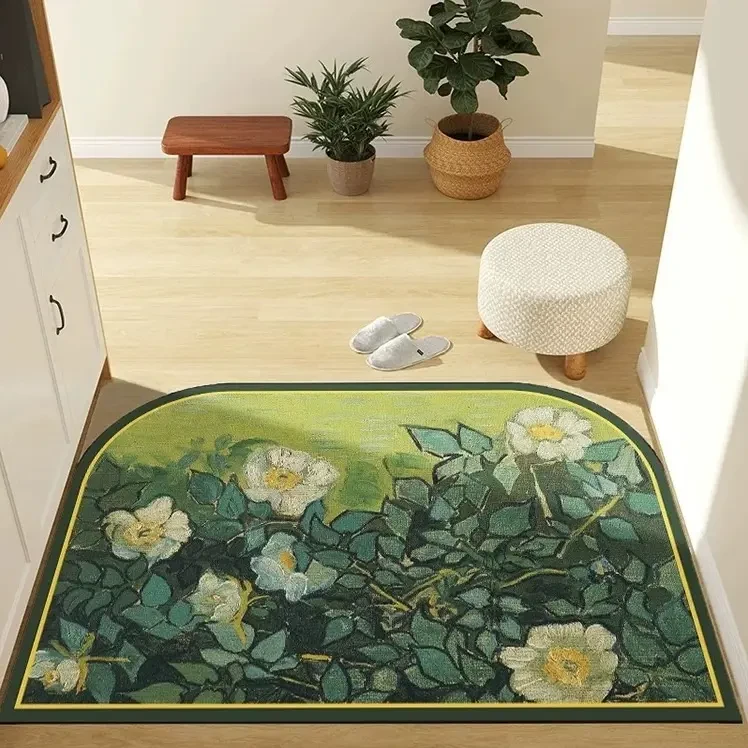 182【60*90】硅藻泥浴室吸水地垫卫生间门口防滑脚垫速干垫子