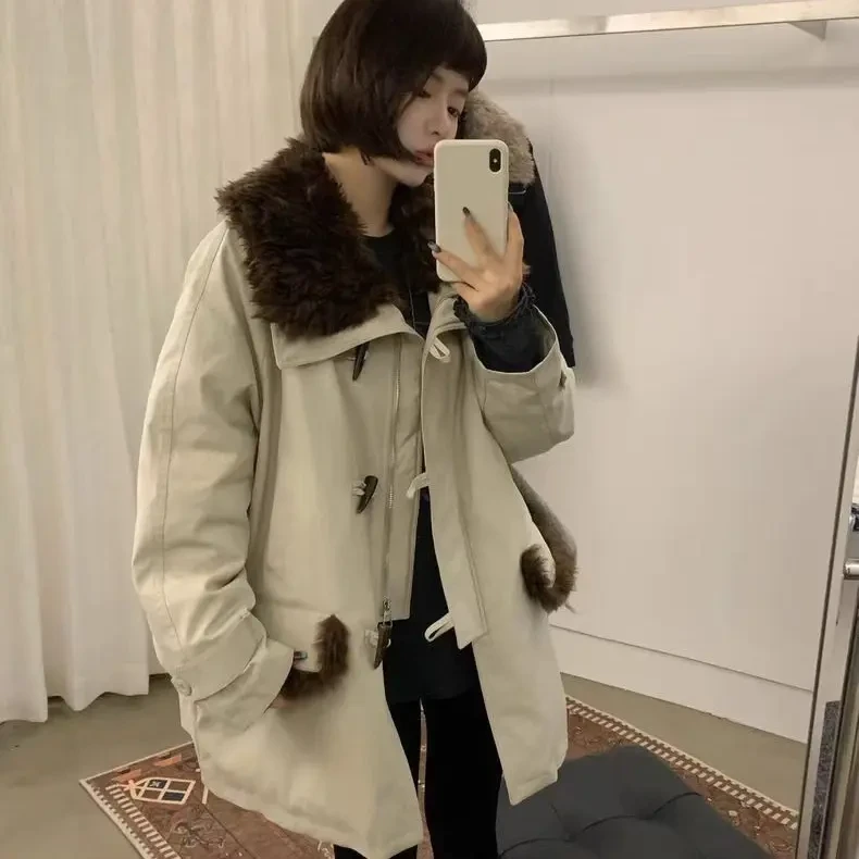 P&C studio “”限定惊喜”大翻领派克羽绒服