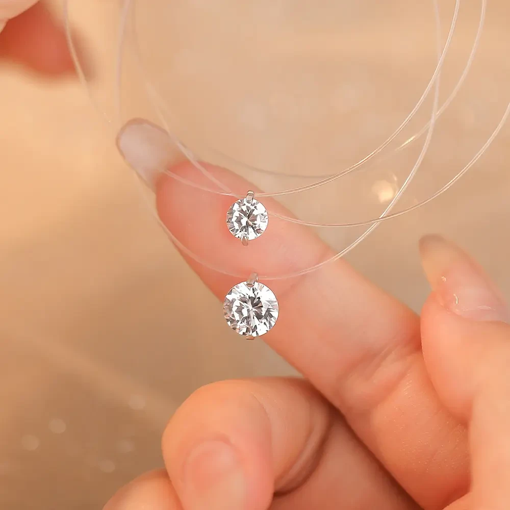 明星同款人鱼之泪项链女高级感气质简约锁骨链