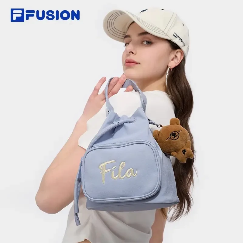 FUSION斐乐斜挎包女包2025夏季新休闲手拎包单肩包小包T13W523121