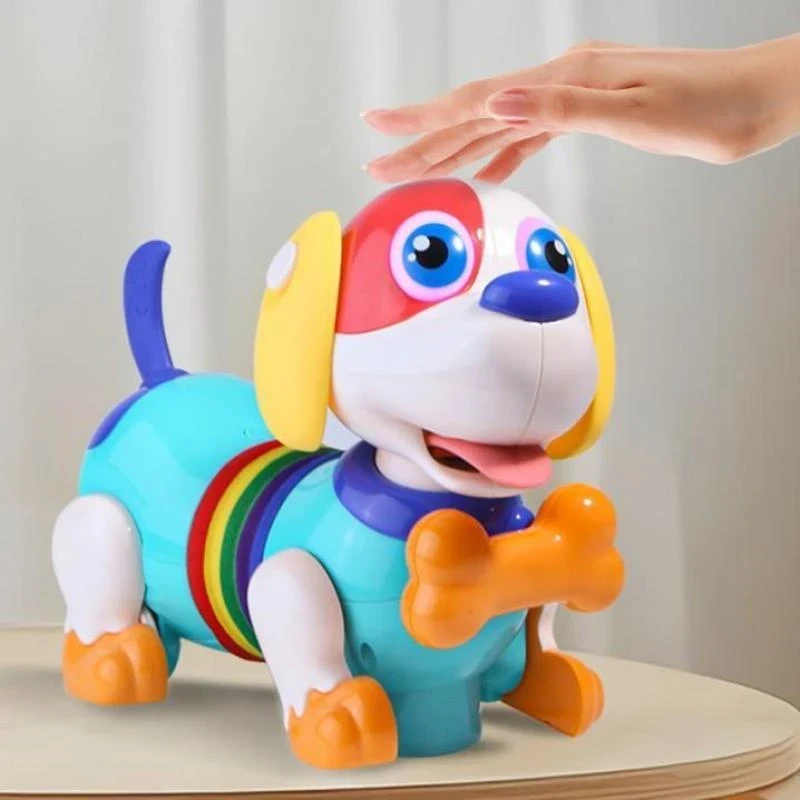 逗乐狗儿童机器狗电动狗陪伴玩具婴儿学爬智能感应0-3岁1宝宝早教