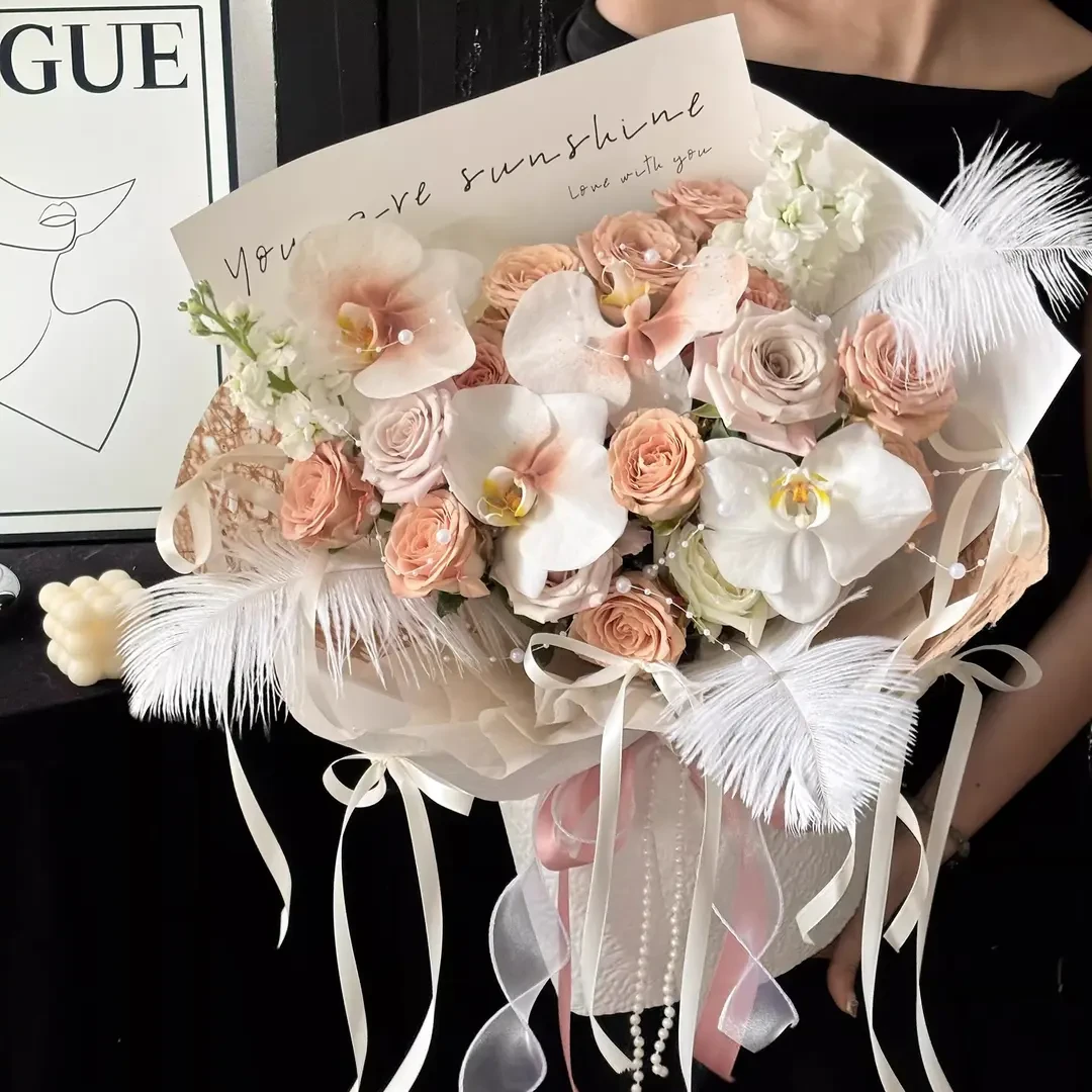 玫瑰附近送花上门生日送闺蜜高级感鲜花订购同城配送