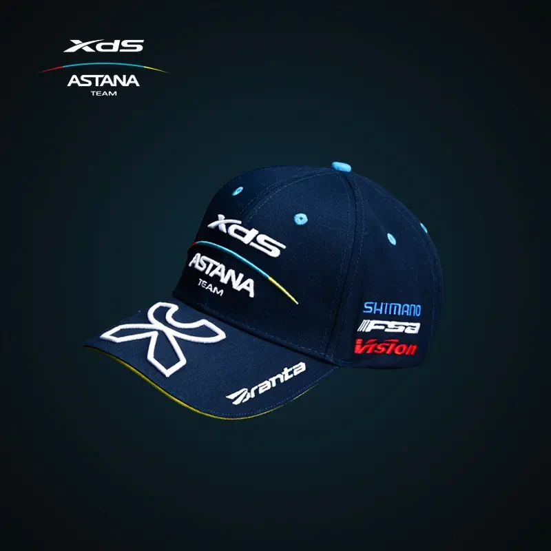 X-LAB喜德盛阿斯塔纳车队棒球帽户外运动遮阳防晒显脸小遮颧骨