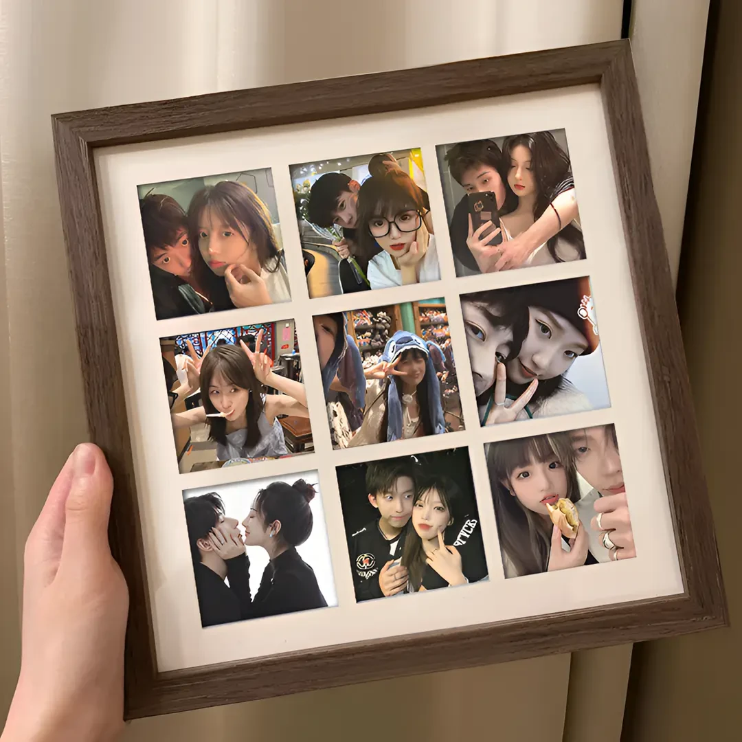 九宫格diy定制洗照片相框网红ins美好纪念送闺蜜朋友合照礼物摆台