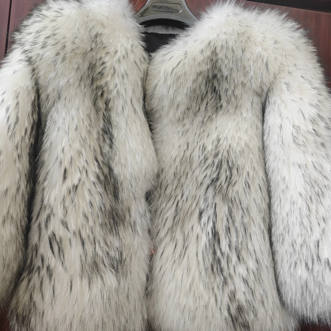 新款洋气百搭皮草外套