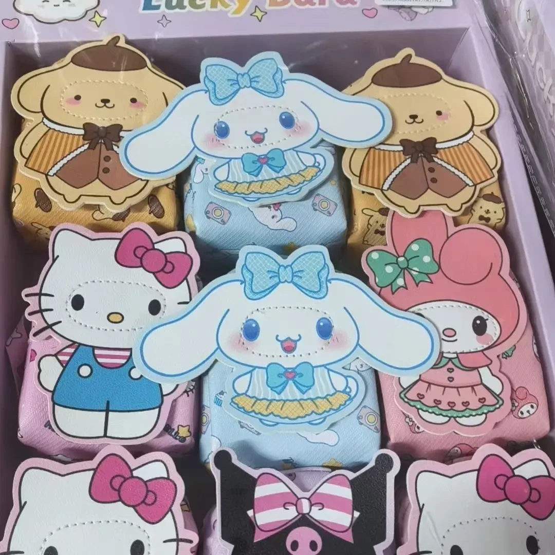 卡通造型微缩文具小书包PU防水零钱包一单9个