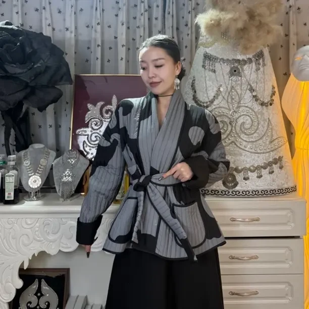 哈国进口均码外套