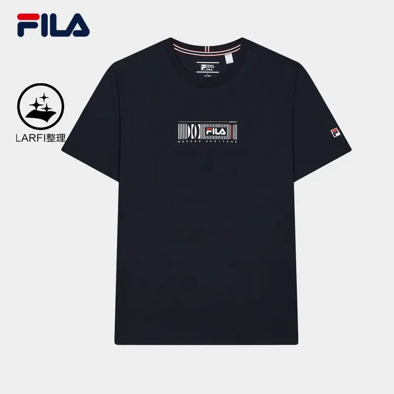 Fila/斐乐【拉斐整理舒适T恤】夏季透气商务休闲短袖F11M421110F
