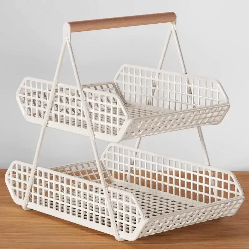 桌面置物架客厅零食架水杯架子厨房台面调料多层杯子收纳架E759