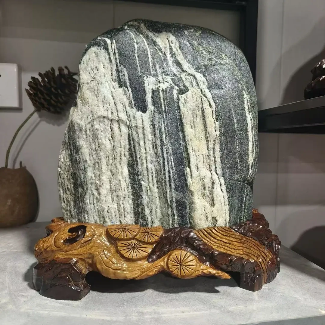 直播间一物一拍链接，平安石靠山石摆件