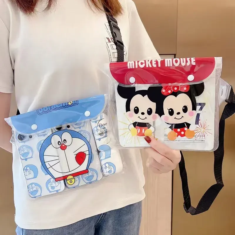 夏季玩水PVC动漫腰包大客量防水袋漂流沙滩玩水必备防水腰包户外