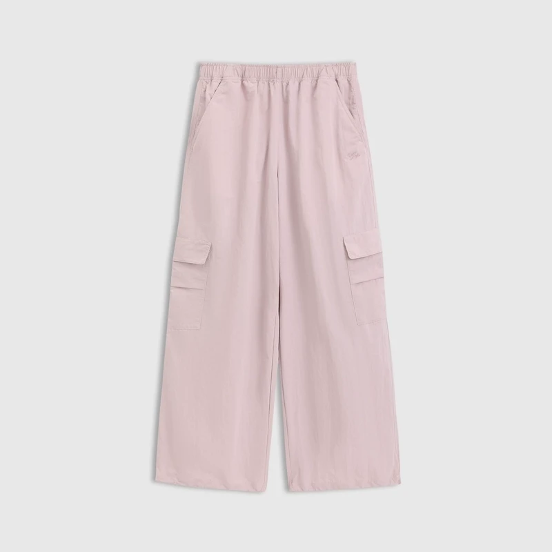 休闲GAP女装2025春季新款流光松紧腰抽绳工装长裤761407