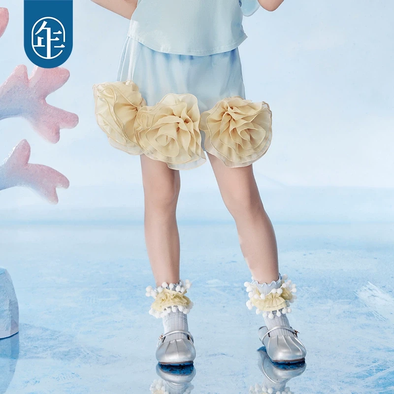 【浪花软糖】年衣套装女童半身裙2025夏季新款儿童公主裙子甜美短裙