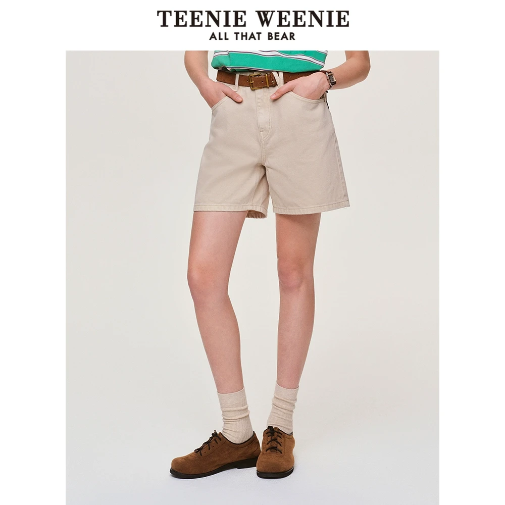 *TeenieWeenie小熊2025春夏季新款活力休闲简约三分裤TTTF256302H
