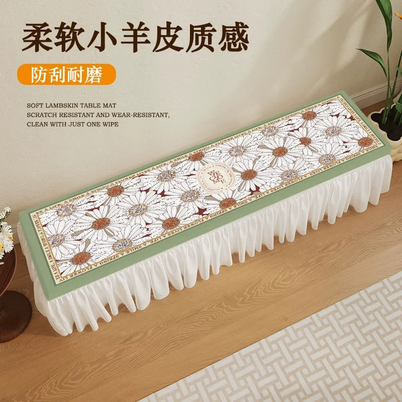 新款北欧风防滑电视柜罩套防尘罩盖布遮挡帘轻奢高级感电视柜桌布