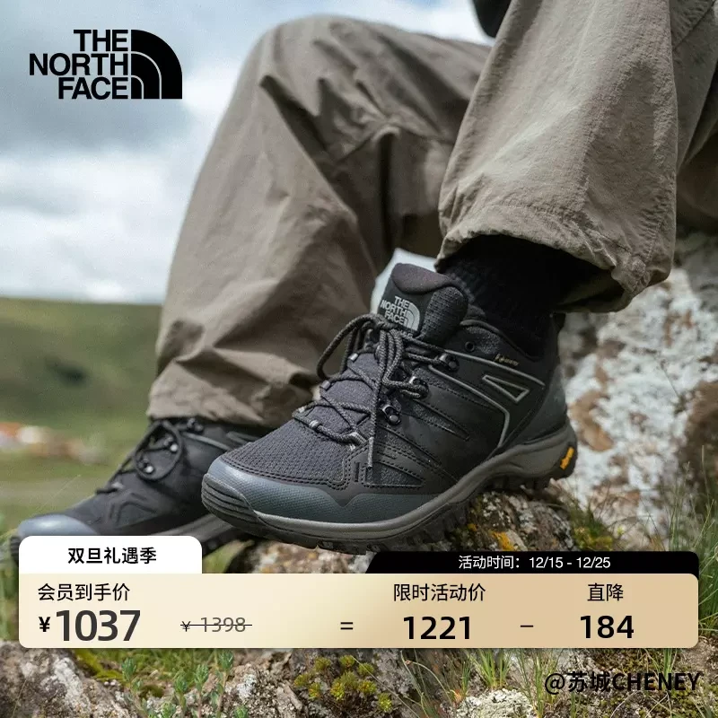 北面男Hedgehog刺猬徒步鞋GORETEX防水抓地户外TheNorthFace|8AA9