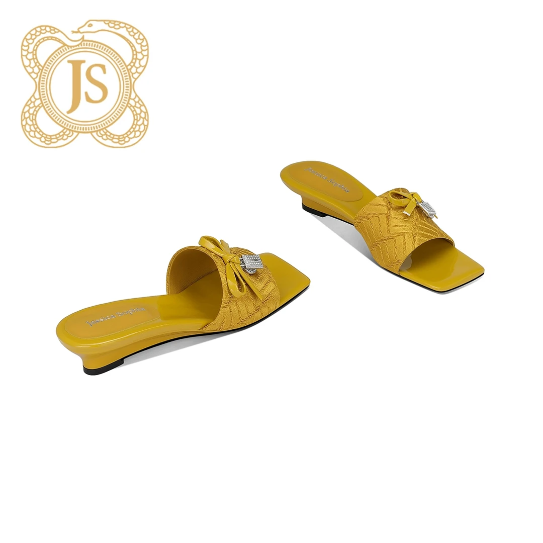 已开价，1190L651Z时尚百搭女士夏季外穿春夏平底方头气质拖鞋女