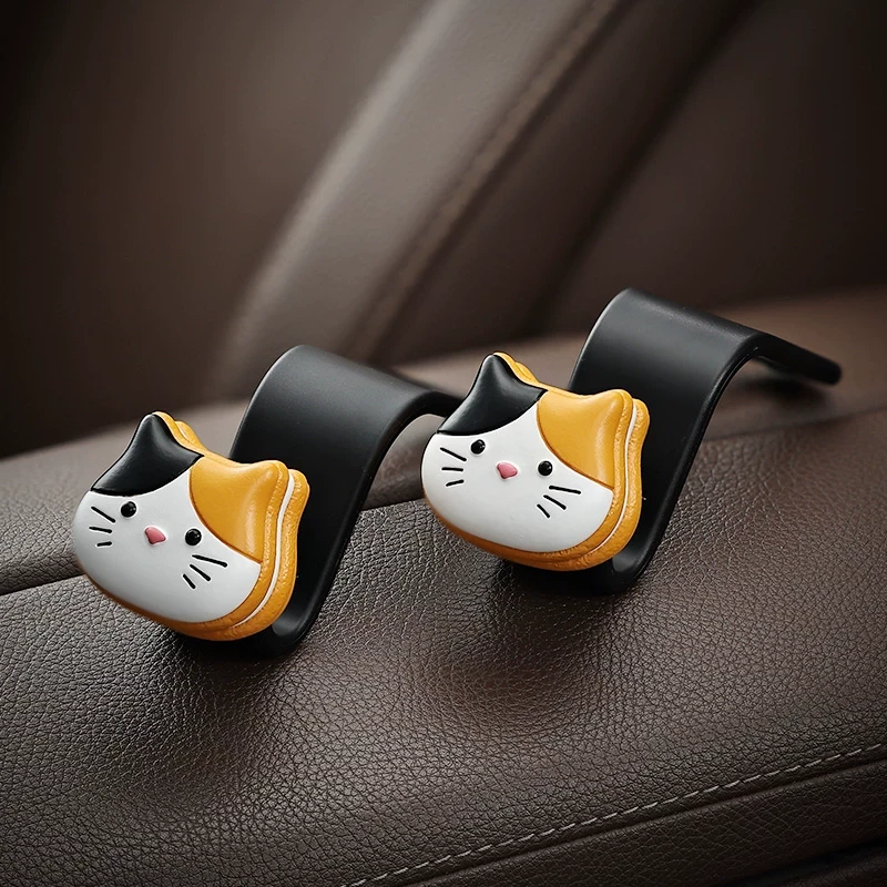 汪喵夹心汽车挂钩座椅背置物小勾子多功能可车内装饰车载挂钩隐藏