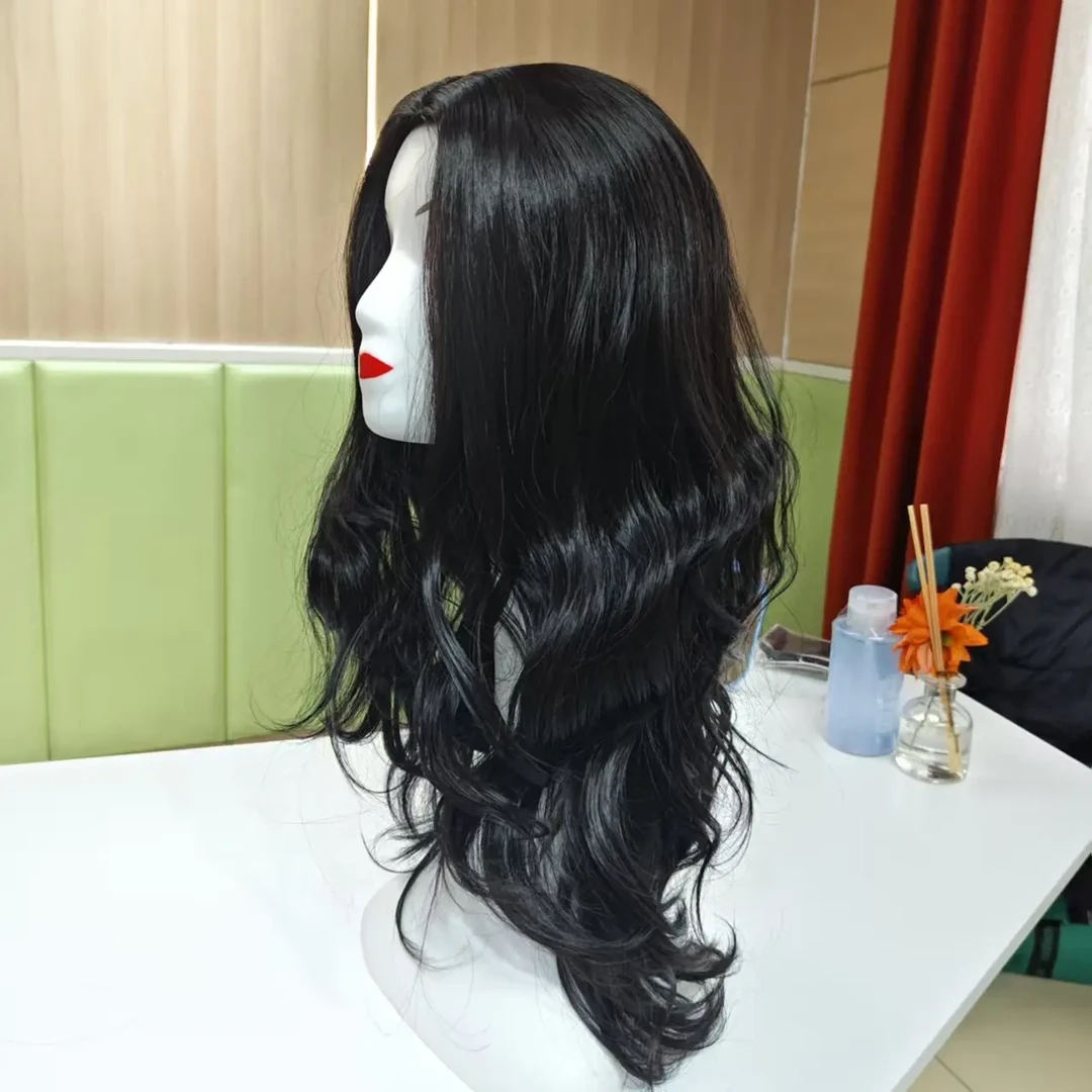 女士中老年逼真自然大波浪长发全头套真人发假发