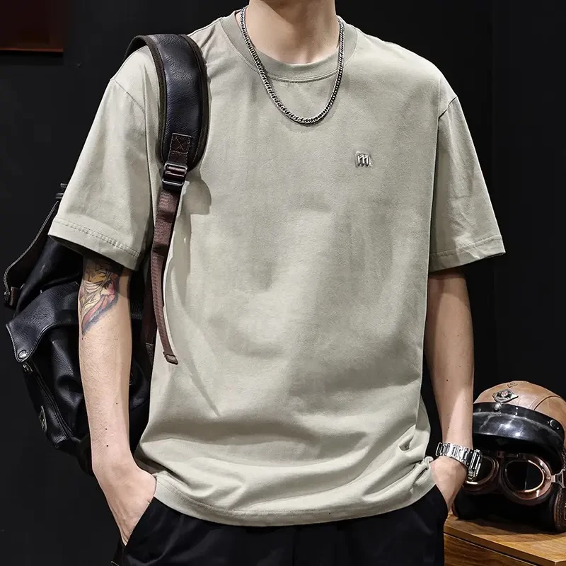 Cebrodz短袖t桖男男士纯棉休闲百搭夏季半袖宽松潮流大码简约