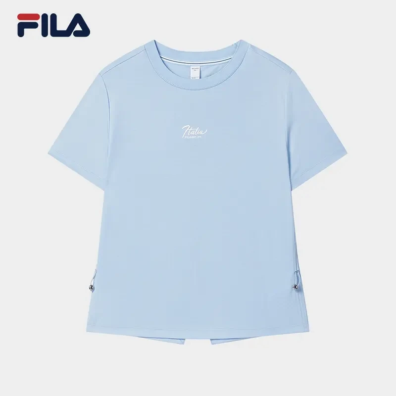 Fila/斐乐【凉爽透气】女装夏新款半袖休闲时尚透气短袖F11W533105F