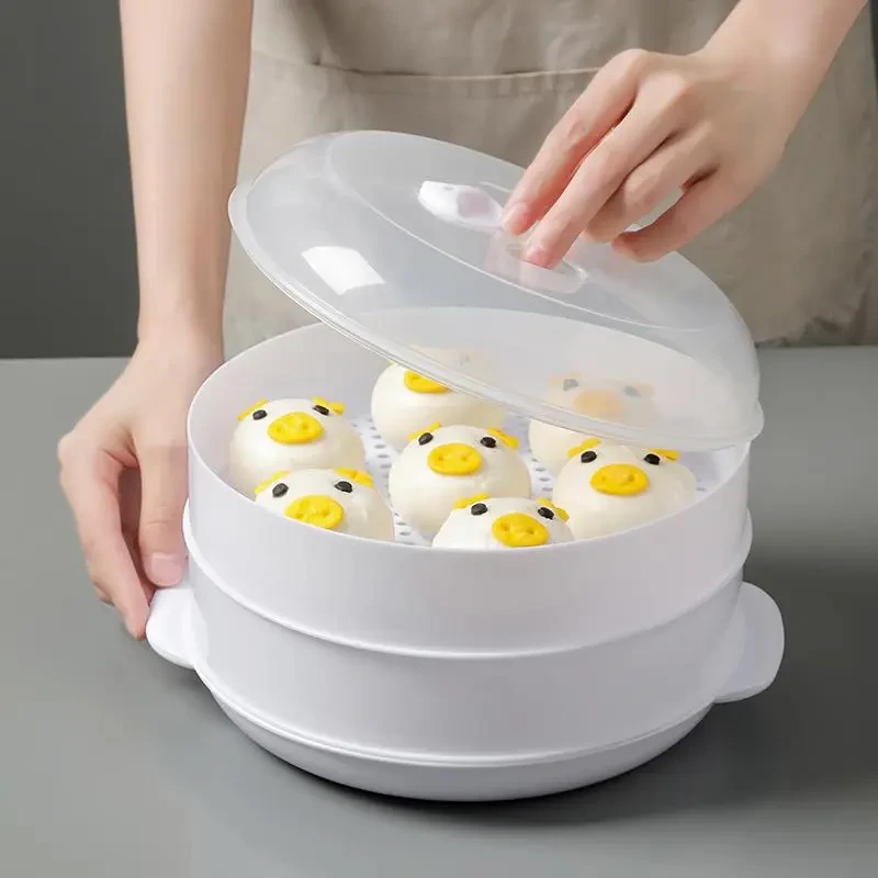 微波炉加热蒸笼大容量家庭蒸煮适用厨房微波炉专用蒸