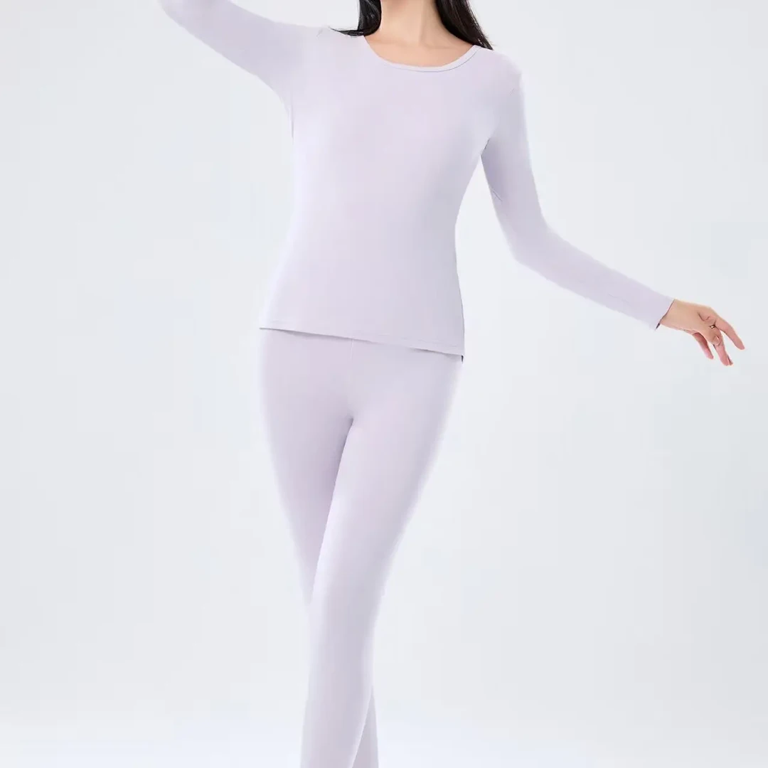 女士保暖隐形秋冬肌底衣套装