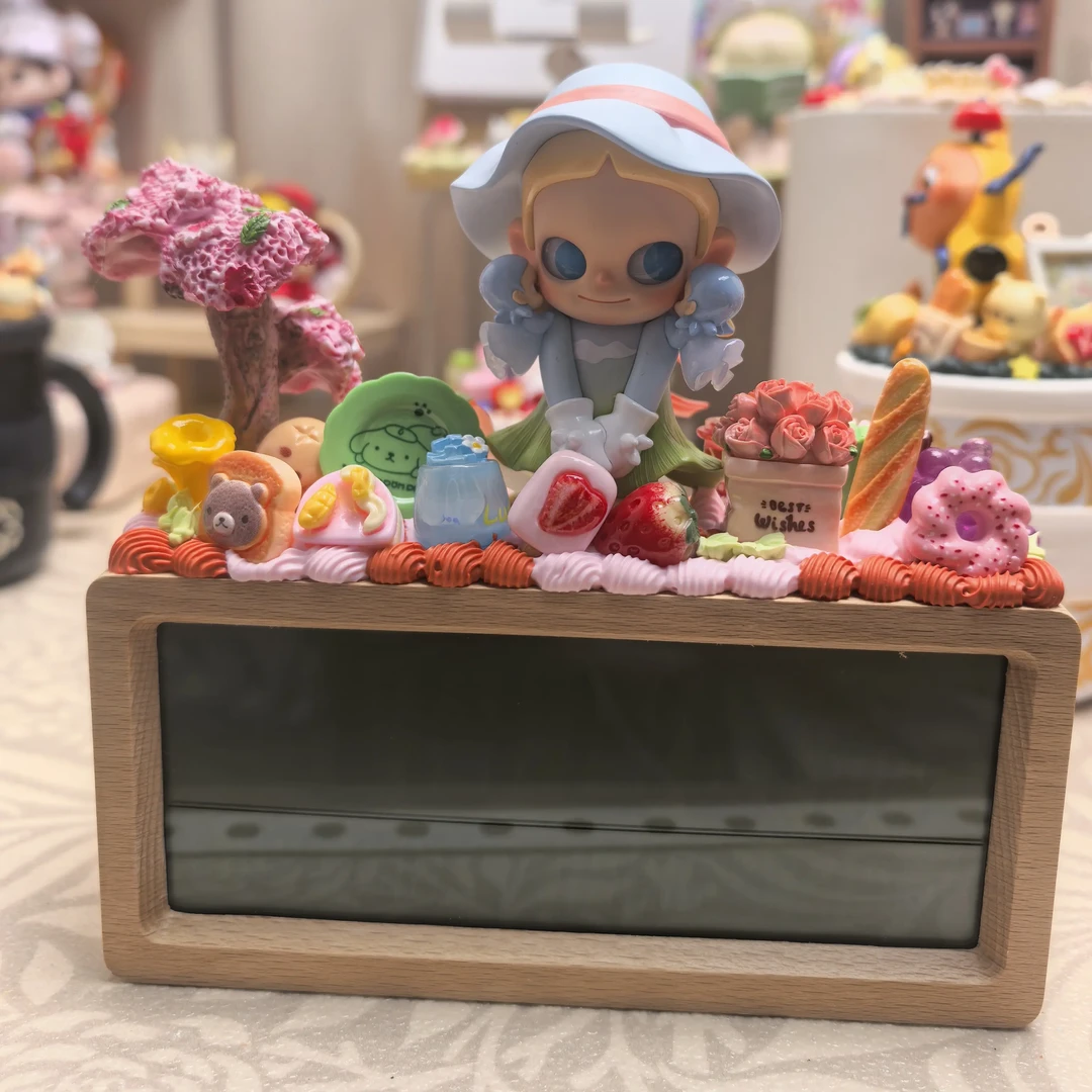 diy奶油胶可爱创意闹钟