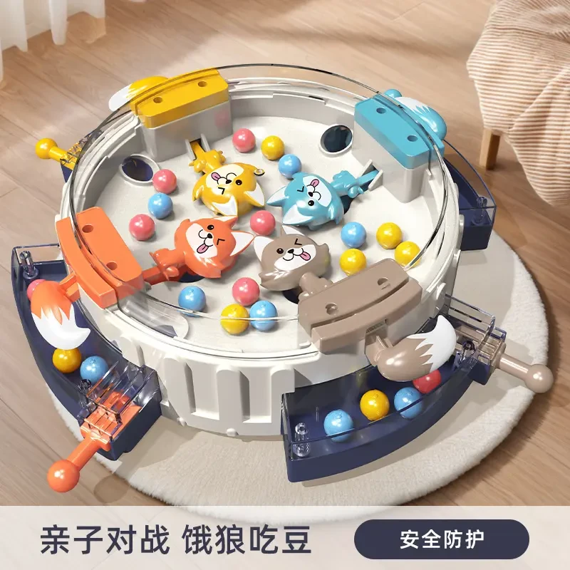 儿童玩具弹珠子对战弹射弹珠机游戏亲子互动桌面游戏益智玩具H564