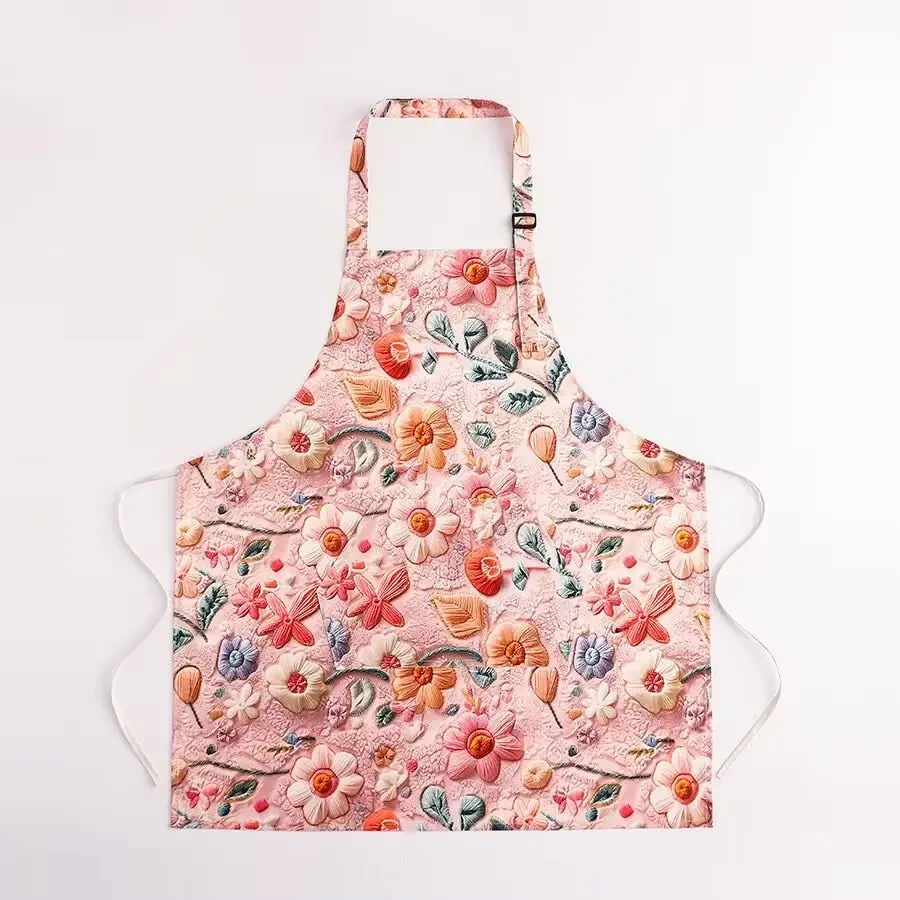 新款围裙洋气做饭厨房家用高颜值防水防油污工作服防脏易清洗围裙