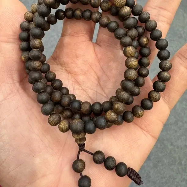 沉香多圈0.5圆珠沉水13克多样性发一