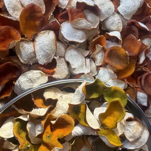 福利：冬后清园大红二红断皮生晒泡茶陈皮