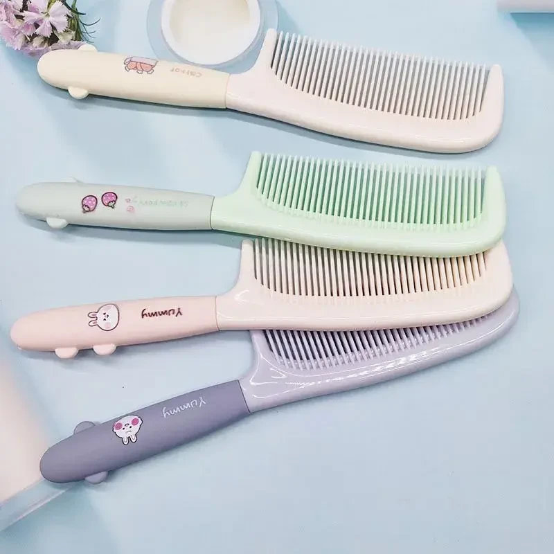 可爱直发梳女童细齿顺发梳家用女士专用宝宝学生梳头梳子卡通辫子