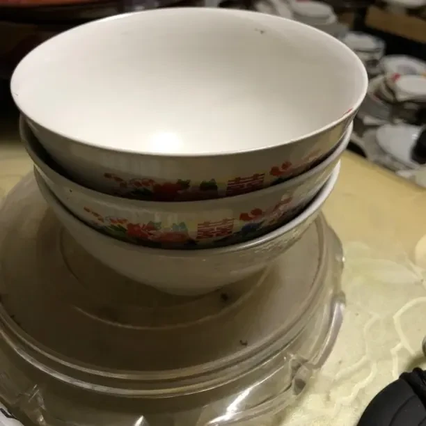 陶瓷加厚老式复古中国风米饭碗有微瑕