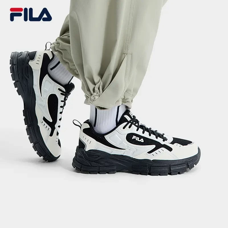 Fila/斐乐女士春季新款【BLADE锯齿鞋】厚底运动老爹鞋 F12W512101F