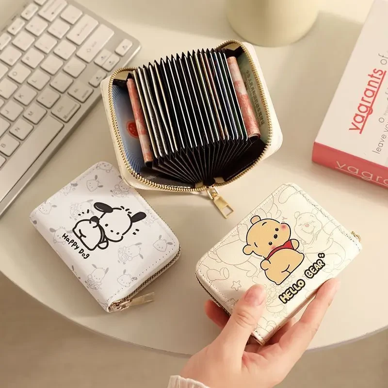 帕恰维尼卡包女防消磁多卡位大容量证件套卡包保护身份证银行卡套