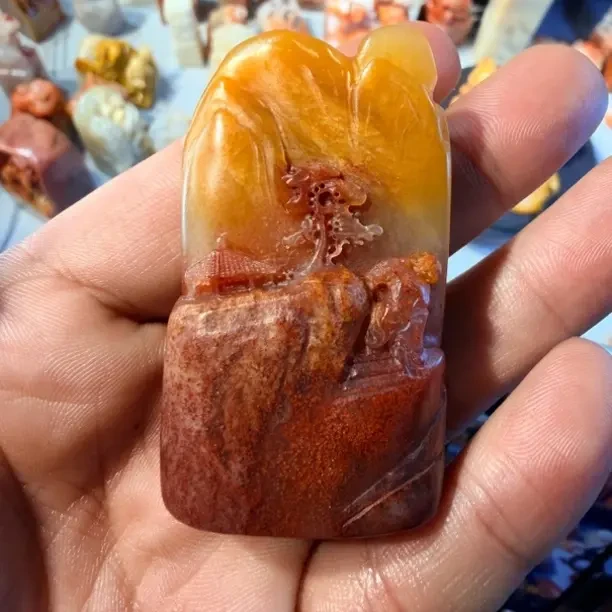 寿山石印石书法藏书章国画引首章私人闲章