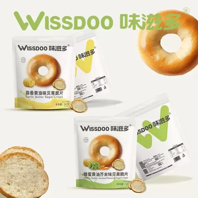 味滋多贝果脆片多口味蒜香黄油蜂蜜黄油芥末味韩式网红面包干零食